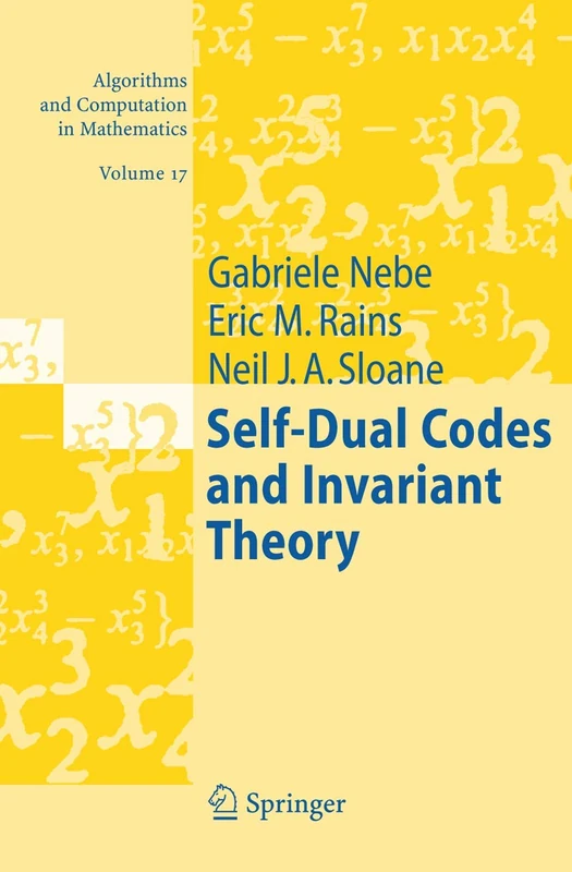 Springer Self-Dual Codes and Invariant Theory - Math Book