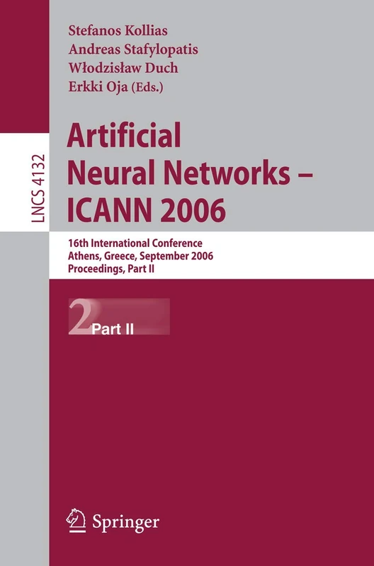 Springer Artificial Neural Networks ICANN 2006 Proceedings