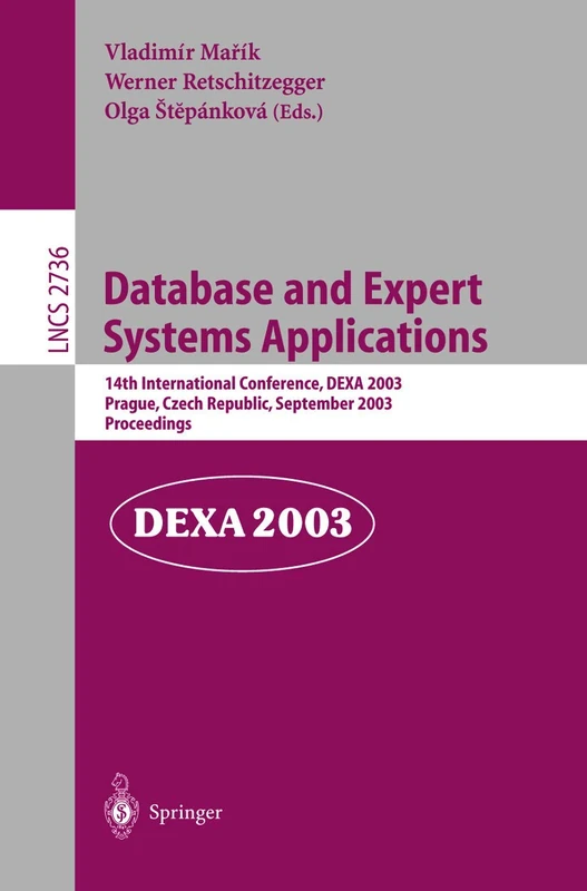 Springer DEXA 2003 Database and Expert Systems Proceedings