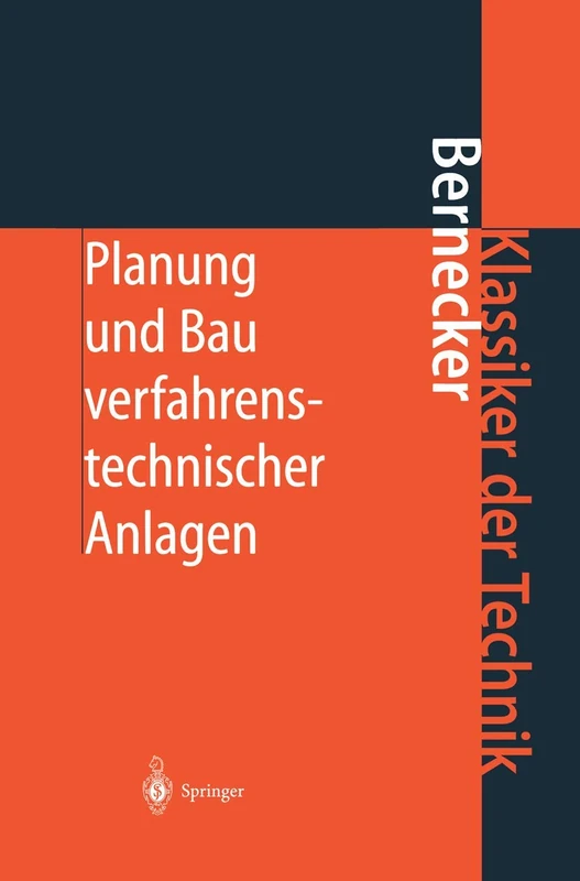 Springer Planung und Bau verfahrenstechnischer Anlagen Buch - Image 1