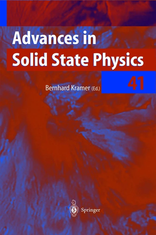 Advances in Solid State Physics: 41