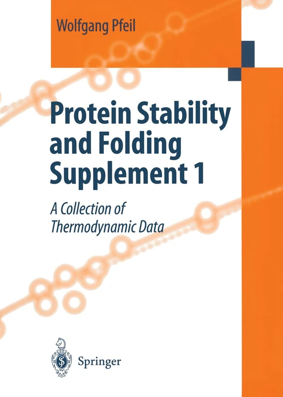 Supplement (No. 1): A Collection of Thermodynamic Data (Protein Stability and Folding: A Collection of Thermodynamic Data)