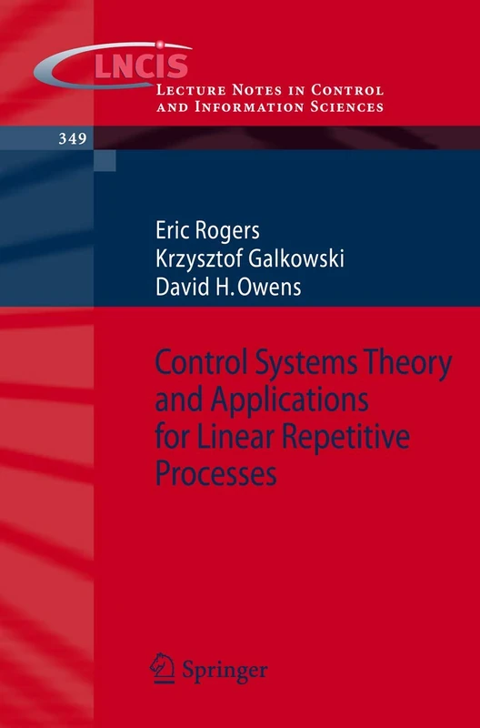 Springer Control Systems Theory and Linear Repetitive Processes