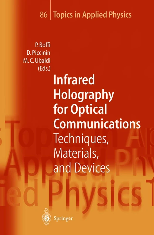 Springer Infrared Holography for Optical Communications Book