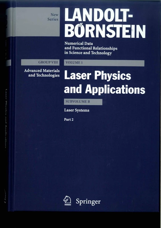 Part 2: 12 (Landolt-Börnstein: Numerical Data and Functional Relationships in Science and Technology - New Series, 12)