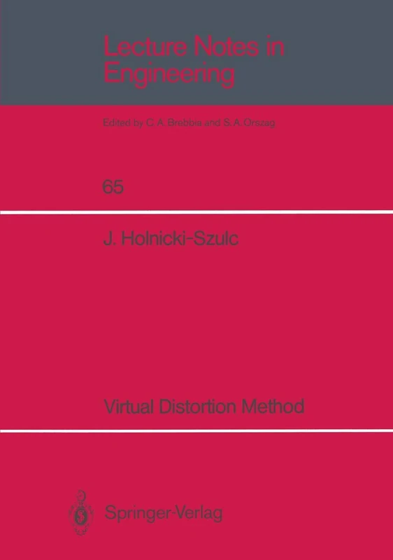 Virtual Distortion Method: 65 (Lecture Notes in Engineering, 65) - Image 1