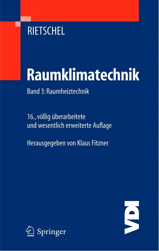 Raumluftechnik: Band 3 : Raumheiztechnik