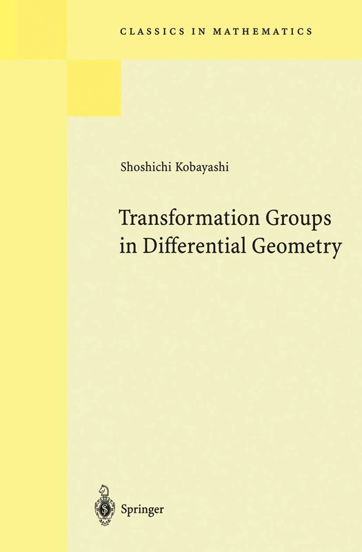 Transformation Groups in Differential Geometry (Classics in Mathematics)