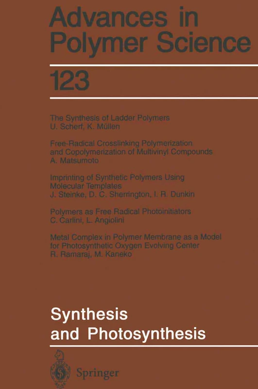 Synthesis and Photosynthesis: 123 (Advances in Polymer Science, 123)