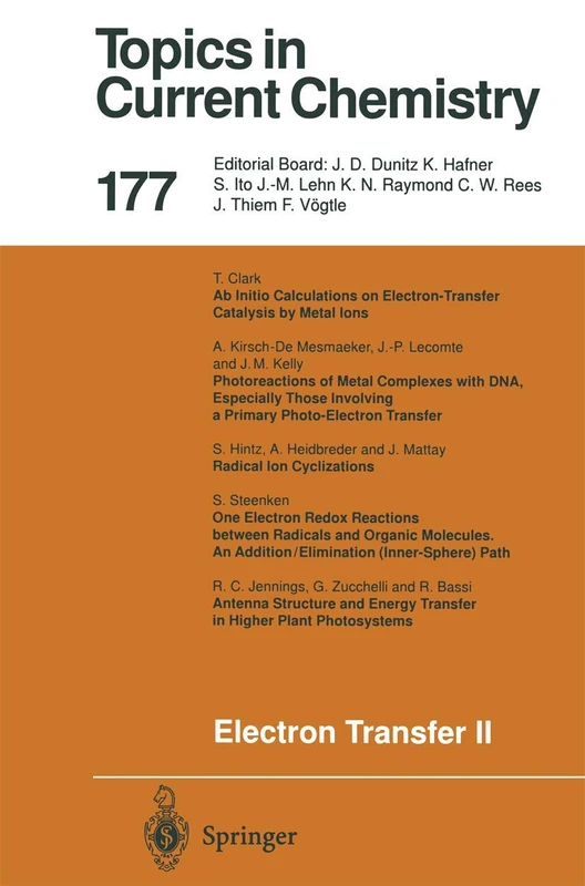 Electron Transfer II: 177 (Topics in Current Chemistry, 177)