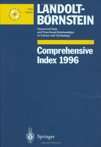 Comprehensive Index 1996 (Landolt-Börnstein: Numerical Data and Functional Relationships in Science and Technology - New Series, 11996) - Image 1