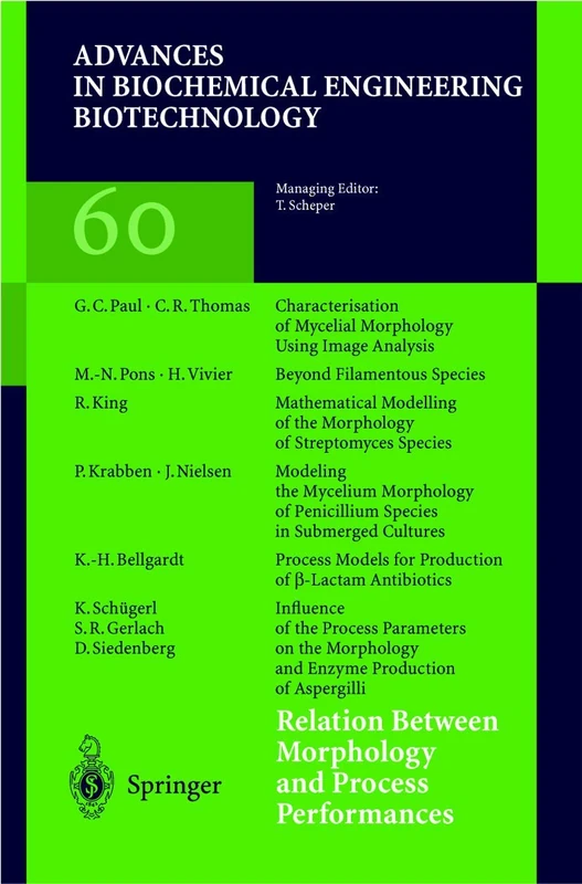 Relation Between Morphology and Process Performances: 60 (Advances in Biochemical Engineering/Biotechnology, 60)