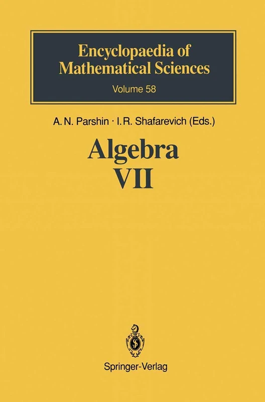Algebra VII: Combinatorial Group Theory Applications to Geometry (Encyclopaedia of Mathematical Sciences)