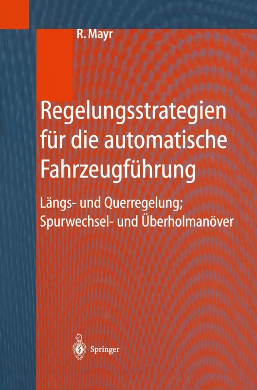 Regelungsstrategien für die automatische Fahrzeugführung. - Image 1