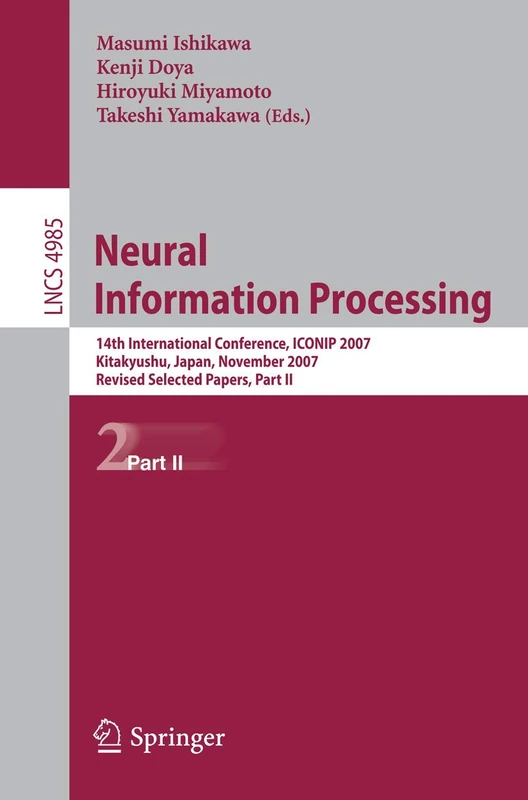 Springer ICONIP 2007 Neural Information Processing LNCS 4985