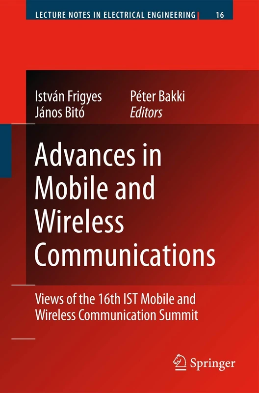 Springer Advances in Mobile and Wireless Communications Book