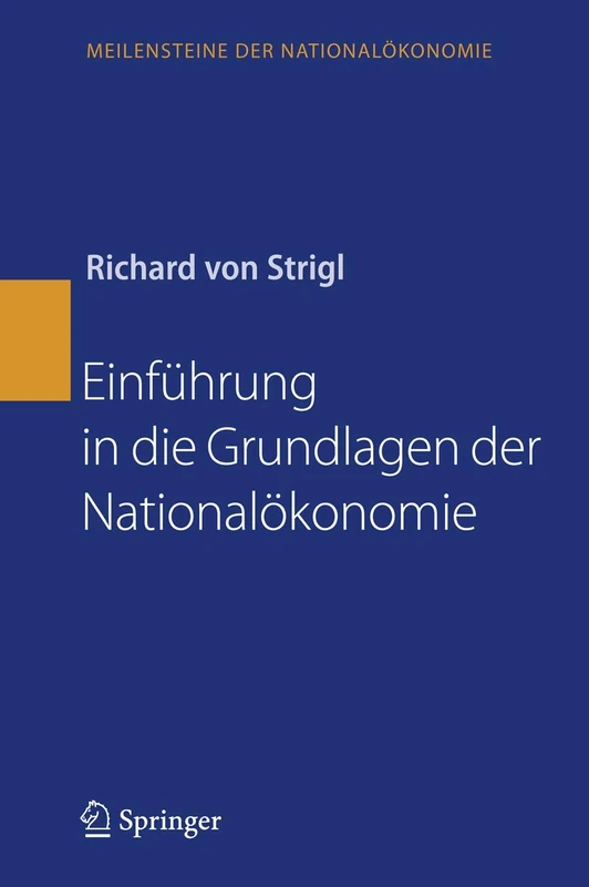 Einführung in die Grundlagen der Nationalökonomie (Meilensteine der Nationalökonomie) - Image 1