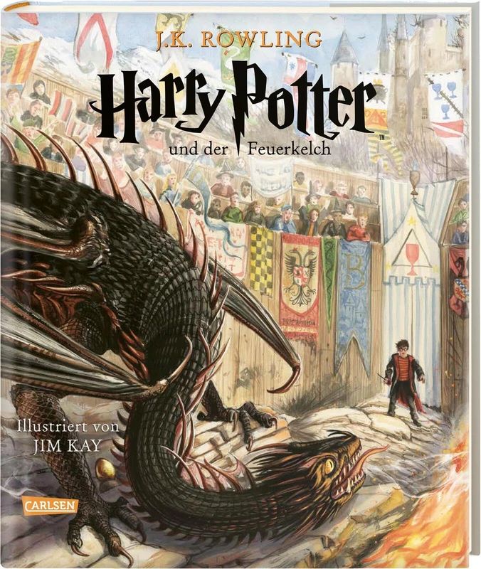 Harry Potter und der Feuerkelch (farbig illustrierte Schmuckausgabe) (Harry Potter 4)