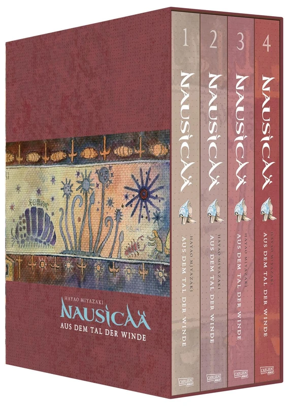 Nausicaä aus dem Tal der Winde, Doppelband-Edition Bände 1-4 im Schuber: Epische Umwelt-Saga vom Studio-Ghibli-Gründer in vier Bänden im Schuber.