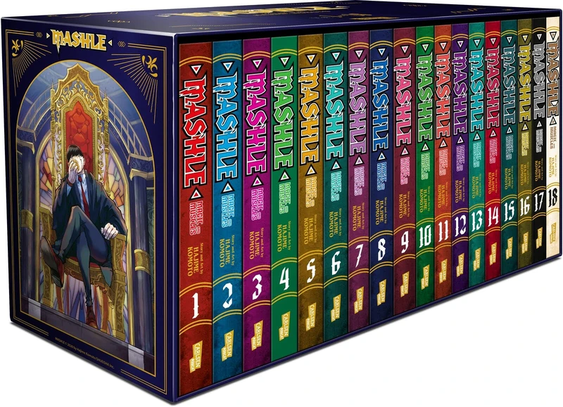 Mashle: Magic and Muscles Sammelschuber - Band 1-18 Carlsen Manga