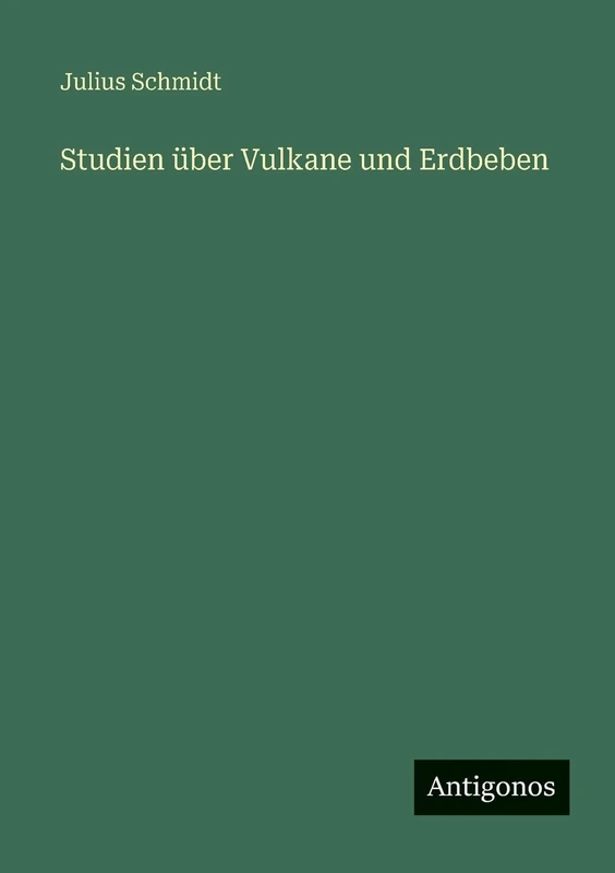 Studien über Vulkane und Erdbeben - Image 1