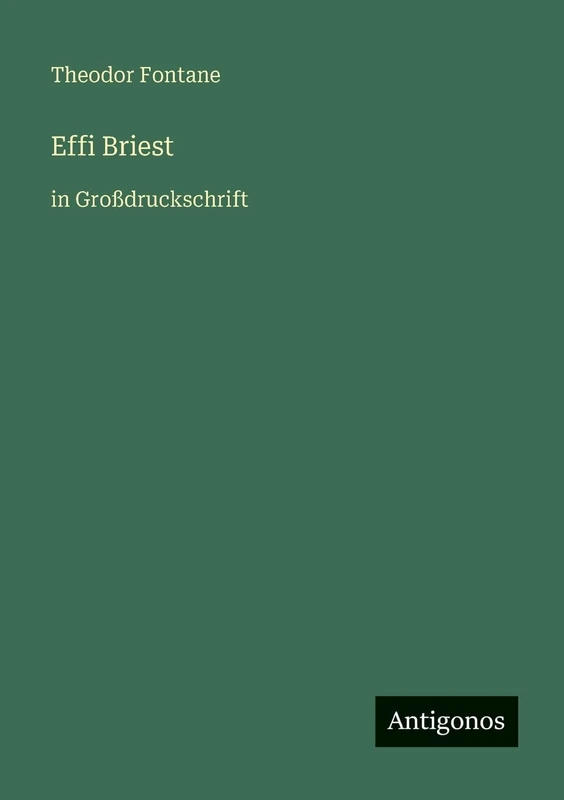 Effi Briest: in Großdruckschrift
