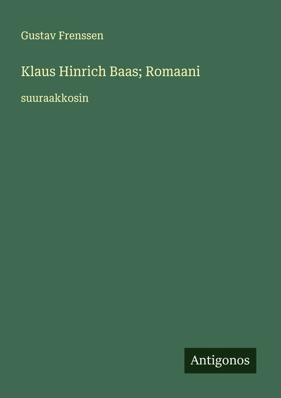 Klaus Hinrich Baas; Romaani: suuraakkosin - Image 1