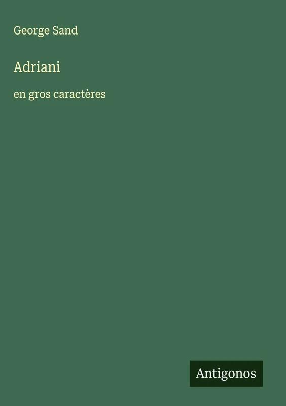 Adriani: en gros caractères