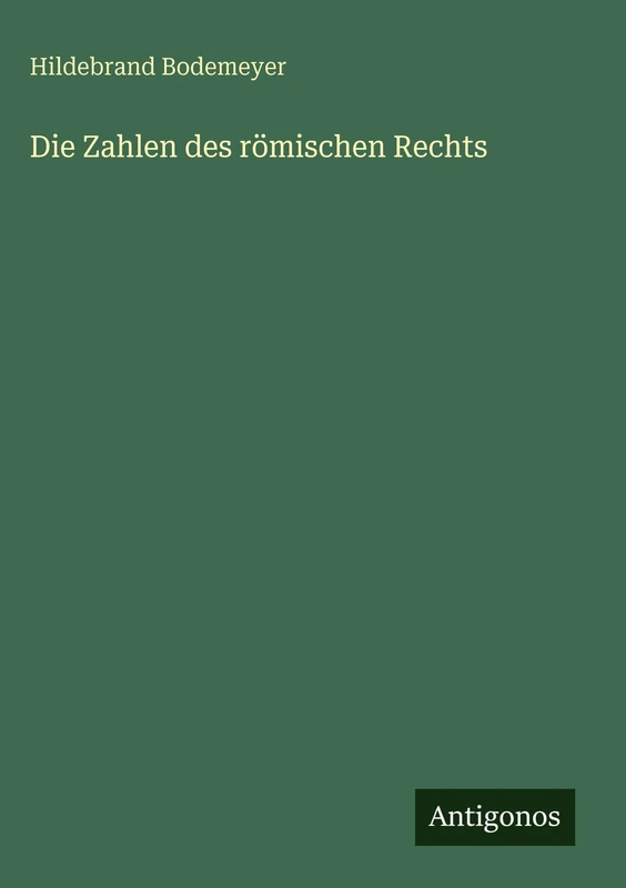 Die Zahlen des römischen Rechts