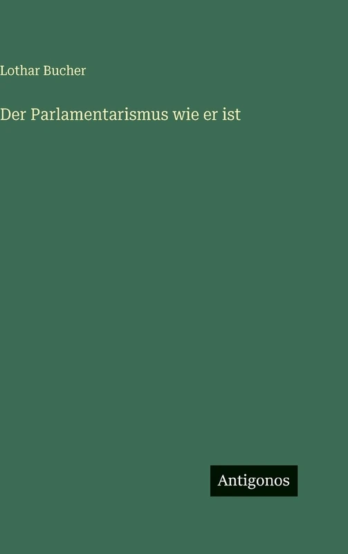 Der Parlamentarismus wie er ist