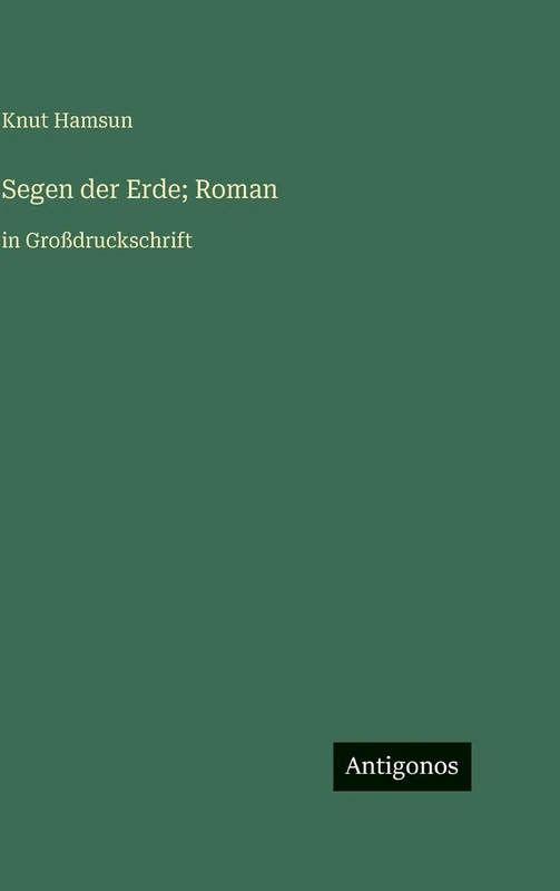Segen der Erde; Roman: in Großdruckschrift - Image 1
