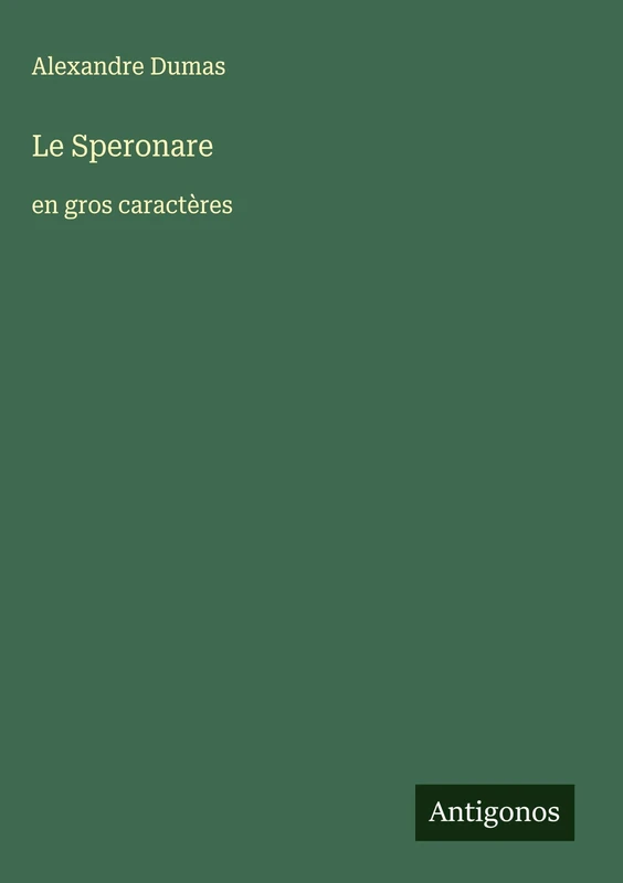 Le Speronare: en gros caractères