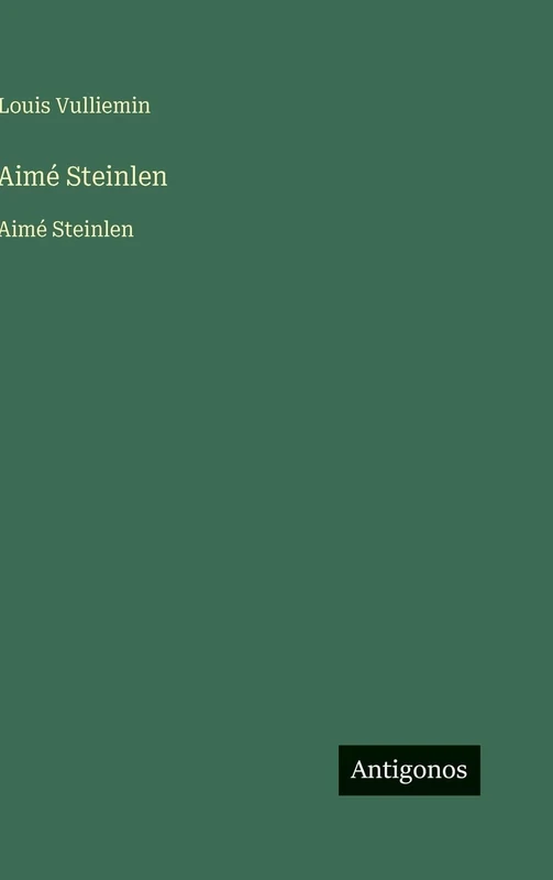 Aimé Steinlen: Aimé Steinlen