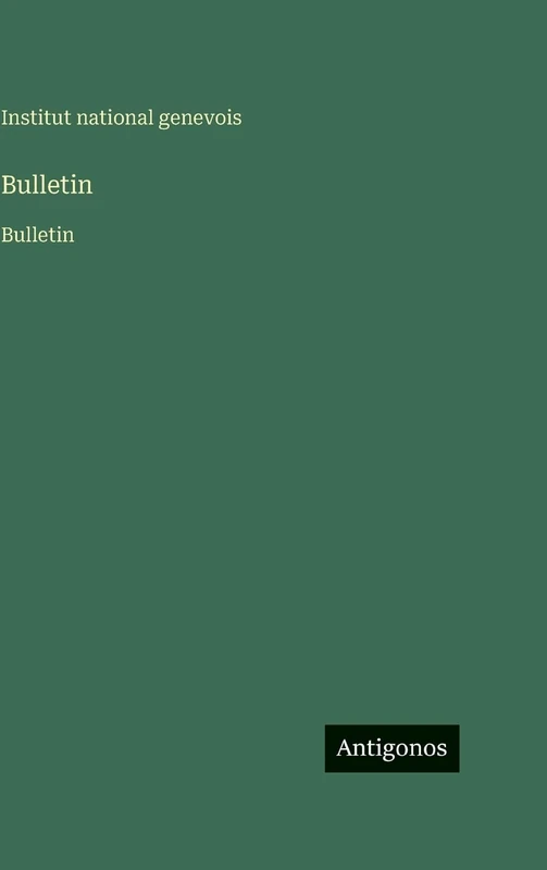 Bulletin: Bulletin