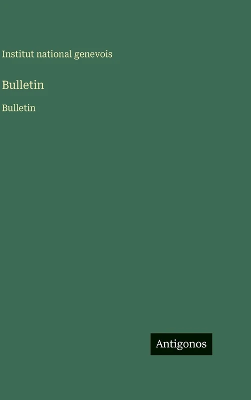 Bulletin: Bulletin