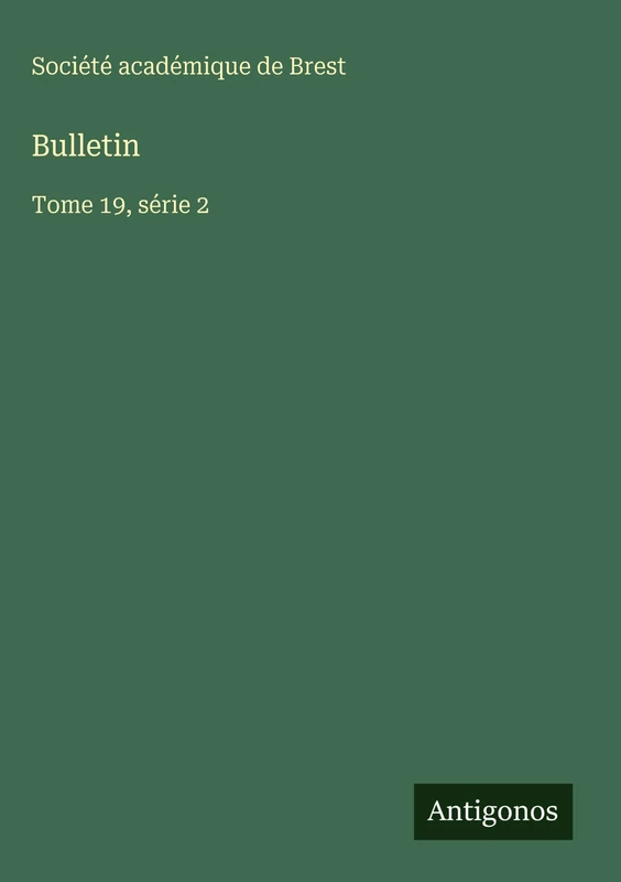 Bulletin: Tome 19, série 2 - Image 1
