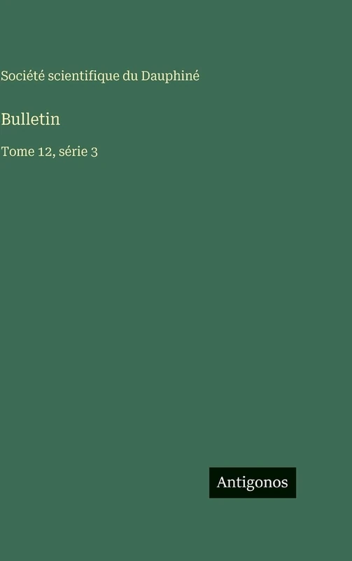 Bulletin: Tome 12, série 3 - Image 1