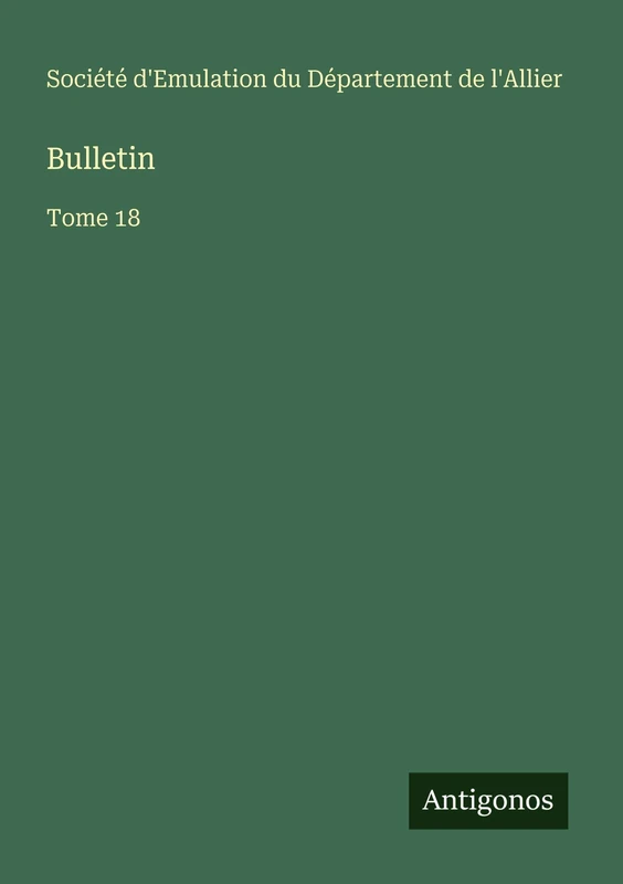 Bulletin: Tome 18