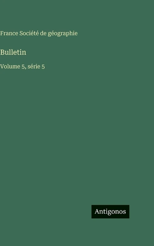 Bulletin: Volume 5, série 5