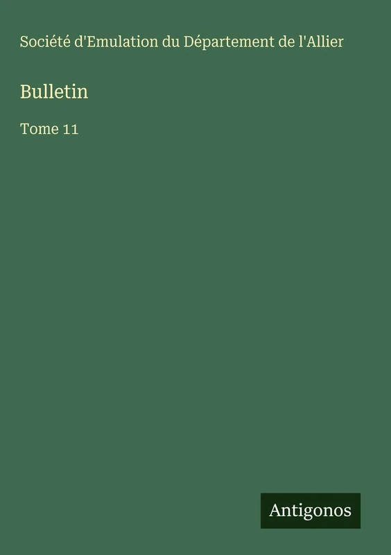 Bulletin: Tome 11
