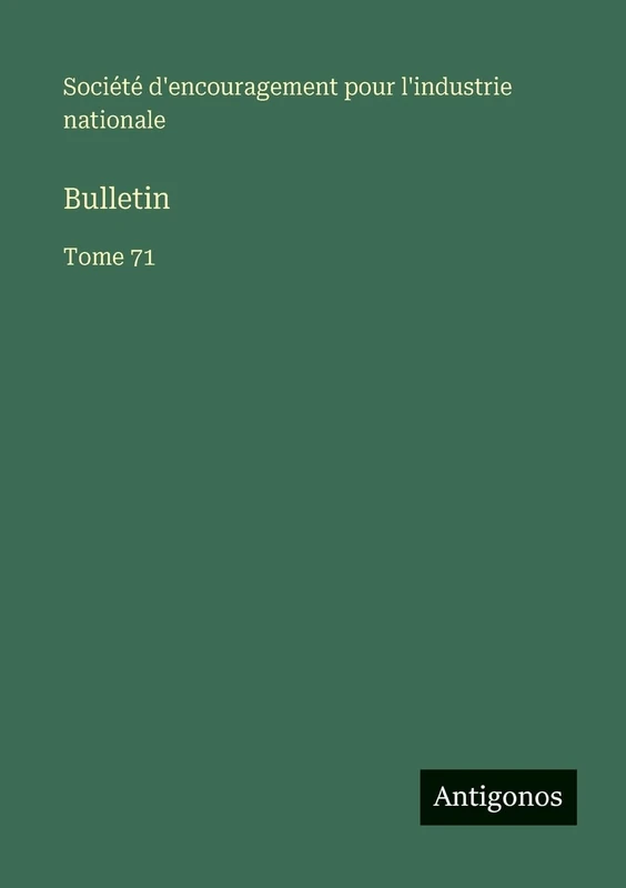 Bulletin: Tome 71