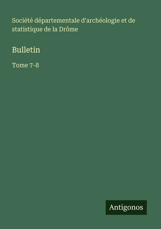 Bulletin: Tome 7-8