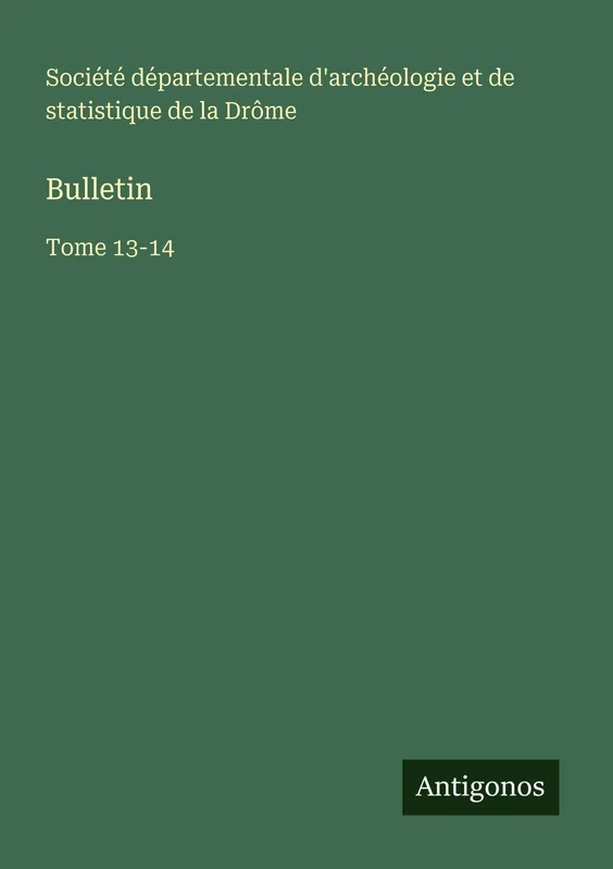 Bulletin: Tome 13-14