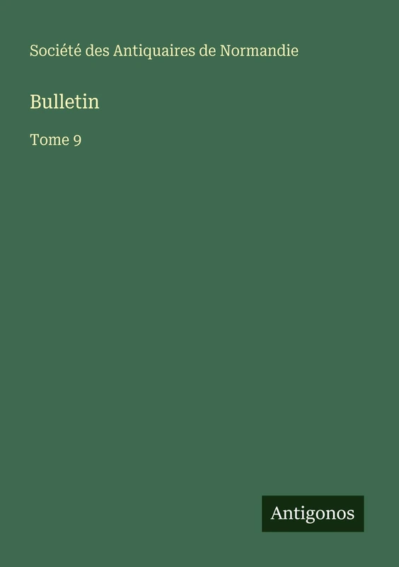 Bulletin: Tome 9