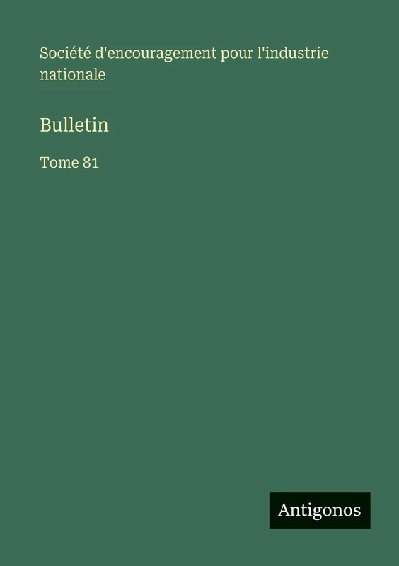 Bulletin: Tome 81