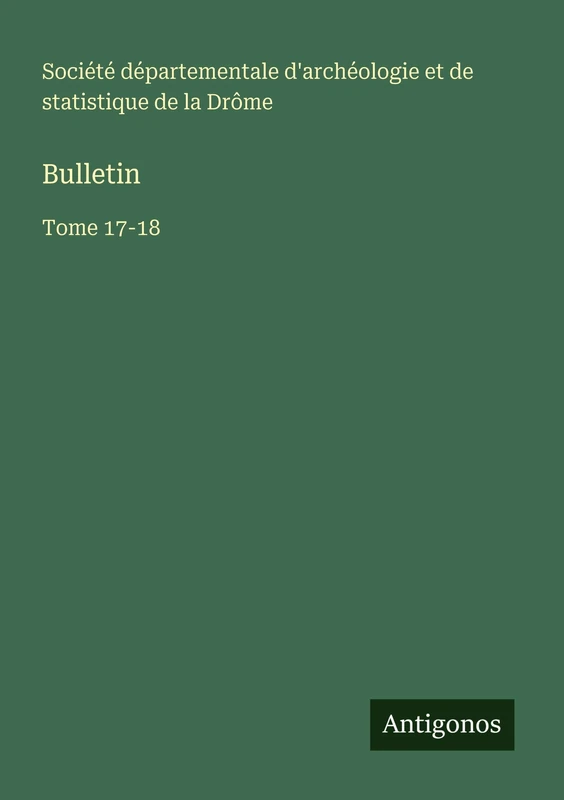 Bulletin: Tome 17-18