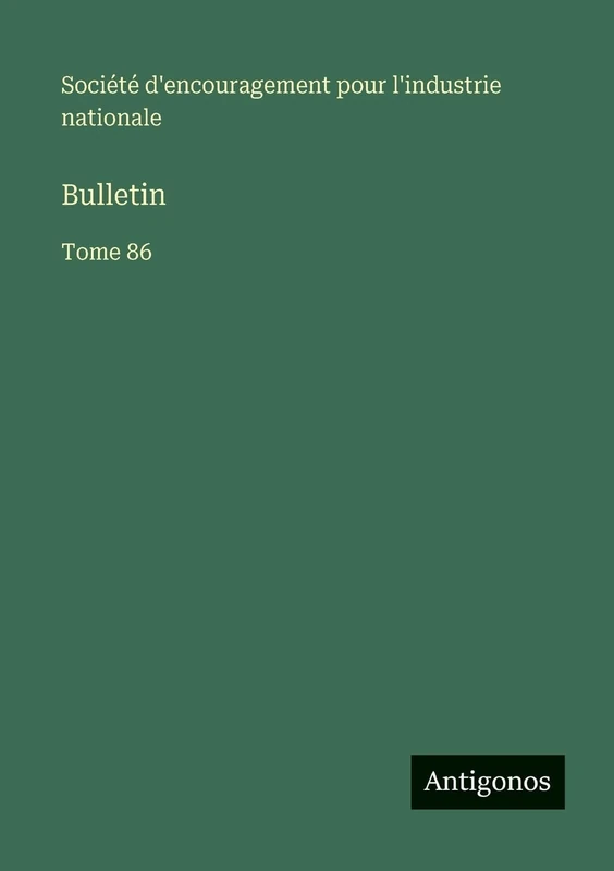 Bulletin: Tome 86