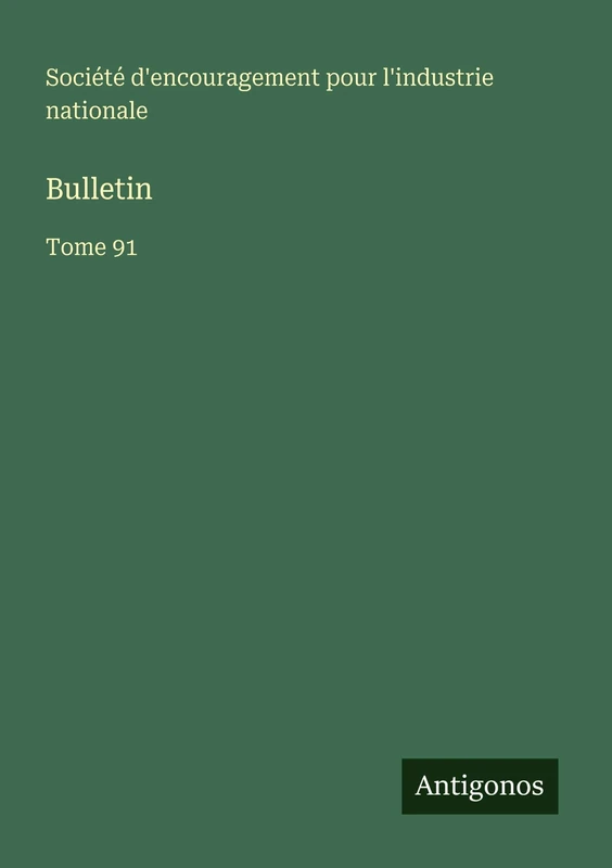 Bulletin: Tome 91