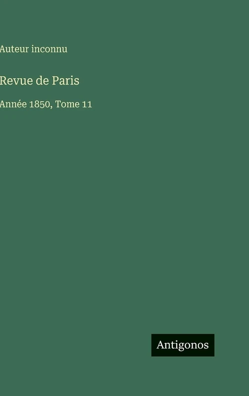 Revue de Paris: Année 1850, Tome 11 - Image 1