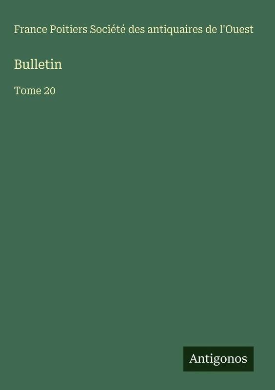 Bulletin: Tome 20